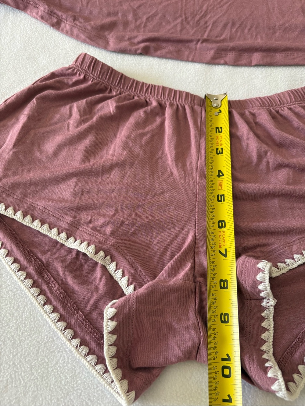 Eberjey Frida Camisole & Shorts Pajama Set — Mauve - Picture 5 of 13